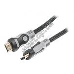 Изображение Кабель Viewcon VC-HDMI-165-3m HDMI to HDMI v1.4 Фото Кабель Viewcon VC-HDMI-165-3m HDMI to HDMI v1.4