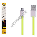Изображение Кабель REMAX RC-005m Colorful USB-MicroUSB 1м Green 2.4A Фото Кабель REMAX RC-005m Colorful USB-MicroUSB 1м Green 2.4A