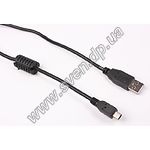 Изображение Кабель Maxxtro USB2.0 -> Mini USB AM/5P-10ft 3м.+ферро-фильтр (в блистере) Фото Кабель Maxxtro USB2.0 -> Mini USB AM/5P-10ft 3м.+ферро-фильтр (в блистере)