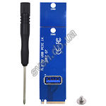 Изображение Переходник райзер Dynamode RX-riser-M.2-USB3.0 Female to NGFF M.2 M Key Male Фото Переходник райзер Dynamode RX-riser-M.2-USB3.0 Female to NGFF M.2 M Key Male