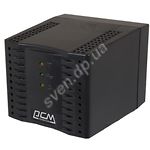 Фото Стабилизатор PowerCom TCA-600 black, 300W, 3-х ступенчатый, +/-30V при >7% отклонении от 220V