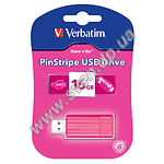 Изображение USB Flash 16Gb Verbatim {49067}, USB 2.0, "STORE N GO PINSTRIPE" розовый) Фото USB Flash 16Gb Verbatim {49067}, USB 2.0, "STORE N GO PINSTRIPE" розовый)