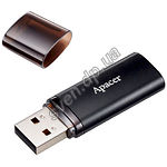 Фото USB Flash - 8GB (Apacer AH23B Black AP8GAH23BB-1)
