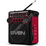 Изображение SVEN SRP-355 (red) портативный радиоприёмник 3Вт, Li-Ion аккумулятор, USB, microSD,SD,FM, джек 3,5мм Фото SVEN SRP-355 (red) портативный радиоприёмник 3Вт, Li-Ion аккумулятор, USB, microSD,SD,FM, джек 3,5мм