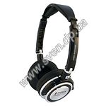 Фото Firtech FC-372 наушники с микрофоном (кожаные) black-silver (черно-серебряный)