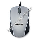 Изображение Мышка SVEN RX-540 (black-silver) USB Mini Notebook, 3 key, 1 Wheel, 1000cpi Фото Мышка SVEN RX-540 (black-silver) USB Mini Notebook, 3 key, 1 Wheel, 1000cpi
