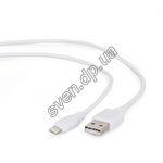 Изображение Кабель Cablexpert CC-USB2-AMLM-2M-W USB2.0 AM to Apple Lighting White Фото Кабель Cablexpert CC-USB2-AMLM-2M-W USB2.0 AM to Apple Lighting White