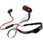 Изображение SVEN E-216B black-red Bluetooth наушники с микрофоном Фото SVEN E-216B black-red Bluetooth наушники с микрофоном
