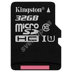 Изображение microSD HC 32Gb KINGSTON Canvas Select UHS-I Class10 (без переходника, SDCS/32GBSP) R-80MB/s Фото microSD HC 32Gb KINGSTON Canvas Select UHS-I Class10 (без переходника, SDCS/32GBSP) R-80MB/s