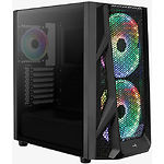 Изображение Корпус AEROCOOL Duo-G-BK-v1 AirHawk Duo ARGB Black без БП Фото Корпус AEROCOOL Duo-G-BK-v1 AirHawk Duo ARGB Black без БП