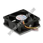 Изображение Вентилятор 60мм Titan TFD-6010M12B Ball, 3-pin, black Фото Вентилятор 60мм Titan TFD-6010M12B Ball, 3-pin, black