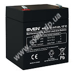 Изображение Аккумулятор к UPS 12В 4.5Ач SVEN NP4.5-12 Фото Аккумулятор к UPS 12В 4.5Ач SVEN NP4.5-12