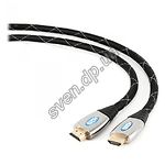 Изображение Кабель Cablexpert CCP-HDMI4-6 premium HDMI to HDMI gold 1,8m v1.4 Фото Кабель Cablexpert CCP-HDMI4-6 premium HDMI to HDMI gold 1,8m v1.4