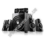 Изображение Комплект акустики F&D F6000U (black) Home Theatre 57W Woofer+5*13W, USB, FM, SD reader, ДУ Фото Комплект акустики F&D F6000U (black) Home Theatre 57W Woofer+5*13W, USB, FM, SD reader, ДУ