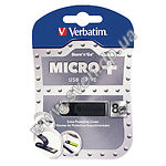 Изображение USB Flash - 8GB (Verbatim {97766}, "MICRO PLUS", Black) Фото USB Flash - 8GB (Verbatim {97766}, "MICRO PLUS", Black)