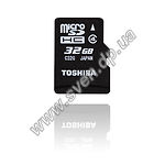 Изображение microSD HC 32Gb Toshiba Class4 (с переходником, SD-C32GJBL5A) Фото microSD HC 32Gb Toshiba Class4 (с переходником, SD-C32GJBL5A)