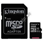 Изображение microSD HC 16Gb KINGSTON Canvas Select UHS-I Class10 (с переходником на полный SD, SDCS/16GB) Фото microSD HC 16Gb KINGSTON Canvas Select UHS-I Class10 (с переходником на полный SD, SDCS/16GB)