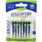 Изображение Батарейка EnerGenie EG-LR6-4BL/4 Super Alkaline AA (4шт/blister) Фото Батарейка EnerGenie EG-LR6-4BL/4 Super Alkaline AA (4шт/blister)