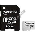 Изображение microSD HC 16GB Transcend 300S UHS-I Class10 (TS16GUSD300S-A) с SD переходником Фото microSD HC 16GB Transcend 300S UHS-I Class10 (TS16GUSD300S-A) с SD переходником