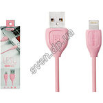 Изображение Кабель REMAX RC-050i Lesu USB-Lightning 1м Pink 1.3A Фото Кабель REMAX RC-050i Lesu USB-Lightning 1м Pink 1.3A