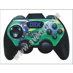 Фото Game pad DEX PC-862S USB black (2курка,12кн., Dual Shock, обратная связь, USB2.0, WIN 9x/ME/2000/XP)
