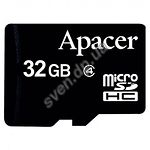 Изображение microSD HC 32Gb Apacer Class4 (без переходника) AP32GMCSH4-RA Фото microSD HC 32Gb Apacer Class4 (без переходника) AP32GMCSH4-RA