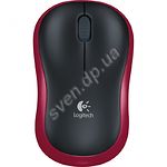 Изображение Мышка Logitech M185 Wireless, black-red (910-002237) Фото Мышка Logitech M185 Wireless, black-red (910-002237)
