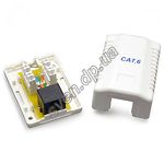 Изображение Розетка Cablexpert (NCAC-1U6-01) 1-портовая, RJ-45 ,6 cat ,внешняя Фото Розетка Cablexpert (NCAC-1U6-01) 1-портовая, RJ-45 ,6 cat ,внешняя