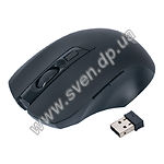 Фото Мышка SVEN RX-350 Wireless (black) USB, 4 key, 1 Wheel, 1800dpi