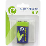 Батарейка EnerGenie 6F22 EG-BA-6LR61-01 Super Alkaline (крона) - фото