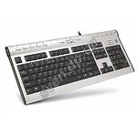 Изображение Клавиатура A4tech KL-7MU X-Slim, Укр/Рус/Eng, разъёмы USB+наушники/мик,Silver+Black, PS/2 Фото Клавиатура A4tech KL-7MU X-Slim, Укр/Рус/Eng, разъёмы USB+наушники/мик,Silver+Black, PS/2