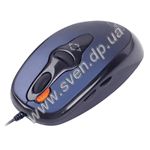 Изображение Мышка A4 X5-005D-1 USB, 2 Wheels, 7 key, 2X key, 800cpi (black-blue) Фото Мышка A4 X5-005D-1 USB, 2 Wheels, 7 key, 2X key, 800cpi (black-blue)