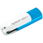 Фото USB Flash 64Gb Apacer AH357 Blue USB 3.1 (AP64GAH357U-1)