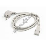 Изображение Кабель питания 220в Cablexpert PC-186-VDE-GR, CEE7/7-C13, длина 1.8 м, VDE, 3*0.75 мм кв. Фото Кабель питания 220в Cablexpert PC-186-VDE-GR, CEE7/7-C13, длина 1.8 м, VDE, 3*0.75 мм кв.