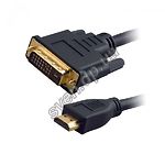 Изображение Кабель Viewcon VD066-10M HDMI-DVI (18+1)10м., M/M, в блистере Фото Кабель Viewcon VD066-10M HDMI-DVI (18+1)10м., M/M, в блистере