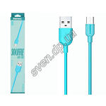 Изображение Кабель REMAX RC-031m Souffle USB-MicroUSB 1м Blue 1.8A Фото Кабель REMAX RC-031m Souffle USB-MicroUSB 1м Blue 1.8A