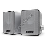 Изображение Акустическая система REAL-EL S-65 silver, 2*3W speaker, mini-jack 3,5/USB Фото Акустическая система REAL-EL S-65 silver, 2*3W speaker, mini-jack 3,5/USB