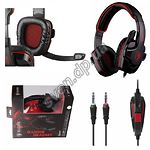 Изображение Sades SA-708 Gpower Black/Red гарнитура Фото Sades SA-708 Gpower Black/Red гарнитура