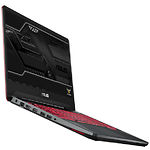 Изображение Notebook ASUS FX505GE-BQ129 15.6"FHD/i7-8750H/8Gb/256SSD/GTX1050Ti 4Gb/DOS/Black-Red Фото Notebook ASUS FX505GE-BQ129 15.6"FHD/i7-8750H/8Gb/256SSD/GTX1050Ti 4Gb/DOS/Black-Red