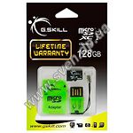 Изображение microSD XC 128 GB G.SKILL Class 10 UHS-I (c переходником на SD, FF-TSDXC128GC-U1) Фото microSD XC 128 GB G.SKILL Class 10 UHS-I (c переходником на SD, FF-TSDXC128GC-U1)