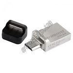 Изображение USB Flash 64Gb TRANSCEND JetFlash TS64GJF880S OTG/USB3.0 Silver Фото USB Flash 64Gb TRANSCEND JetFlash TS64GJF880S OTG/USB3.0 Silver