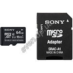 Изображение microSD XC 64Gb SONY Class10 UHS-I U3 (c переходником на SD, SR-64UX2A/T1 R-100MB/s, W-70MB/s) Фото microSD XC 64Gb SONY Class10 UHS-I U3 (c переходником на SD, SR-64UX2A/T1 R-100MB/s, W-70MB/s)
