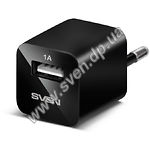 Изображение Сетевое ЗУ SVEN H-113 Black USB 1А ,5V Фото Сетевое ЗУ SVEN H-113 Black USB 1А ,5V