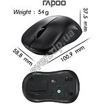 Изображение Мышка RAPOO 6010B Bluetooth (черная) Фото Мышка RAPOO 6010B Bluetooth (черная)
