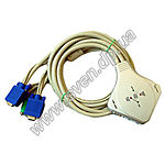 Изображение Переключатель системных блоков KVM-Switch CAS-241C PS/2, 2->1 splitter w cable Фото Переключатель системных блоков KVM-Switch CAS-241C PS/2, 2->1 splitter w cable
