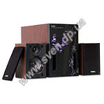 Изображение Акустическая система SVEN MS-311 Glamour black, 2.1 22W Woofer + 2*7W speaker Фото Акустическая система SVEN MS-311 Glamour black, 2.1 22W Woofer + 2*7W speaker