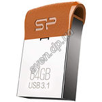Изображение USB Flash 64Gb SILICON POWER Jewel J35 USB 3.0 SilverBrown metal SP064GBUF3J35V1E Фото USB Flash 64Gb SILICON POWER Jewel J35 USB 3.0 SilverBrown metal SP064GBUF3J35V1E