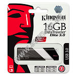 Изображение USB Flash 16Gb KINGSTON Elite DTE30 USB3.0 DTE30/16GB) Фото USB Flash 16Gb KINGSTON Elite DTE30 USB3.0 DTE30/16GB)