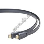Изображение Кабель Cablexpert CC-HDMI4F-10 HDMI to HDMI gold 3m v1.4 плоский Фото Кабель Cablexpert CC-HDMI4F-10 HDMI to HDMI gold 3m v1.4 плоский