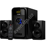 Изображение Акустическая система SVEN MS-2051 black, 2.1 30W Woofer + 2*12,5 speaker, BT, FM, SD, USB, LED Фото Акустическая система SVEN MS-2051 black, 2.1 30W Woofer + 2*12,5 speaker, BT, FM, SD, USB, LED